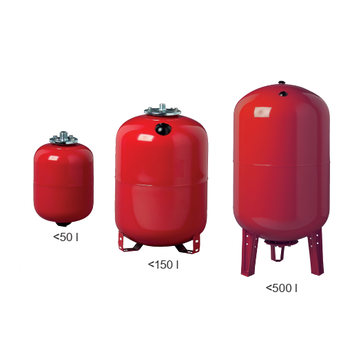 Laddotank expansion vessel 50-200 liters