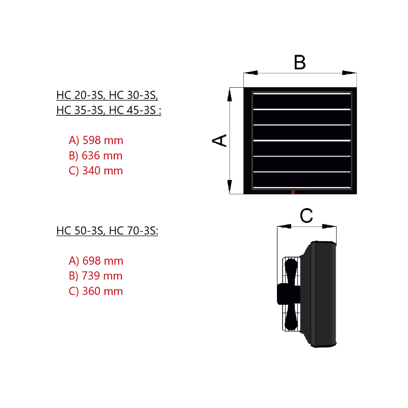 Aerotemprar HC-3S, Reventon