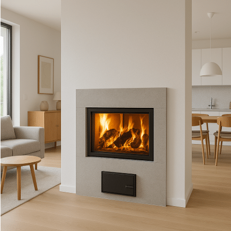 Vesikiertoinen Fireplace C-35 modern
